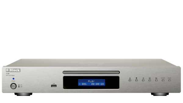 Block C-250, CD-Player, Diamantsilber